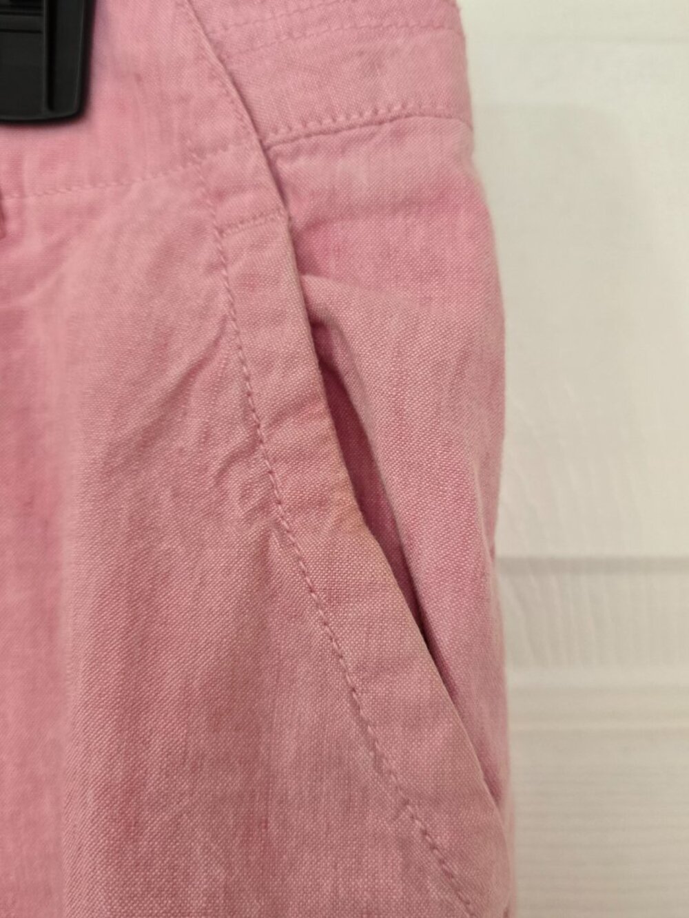 Vinyard Vines Women's Catamaran Flat Front Linen Blend Cropped Pants Pint Sz 12‎ - Picture 3 of 7